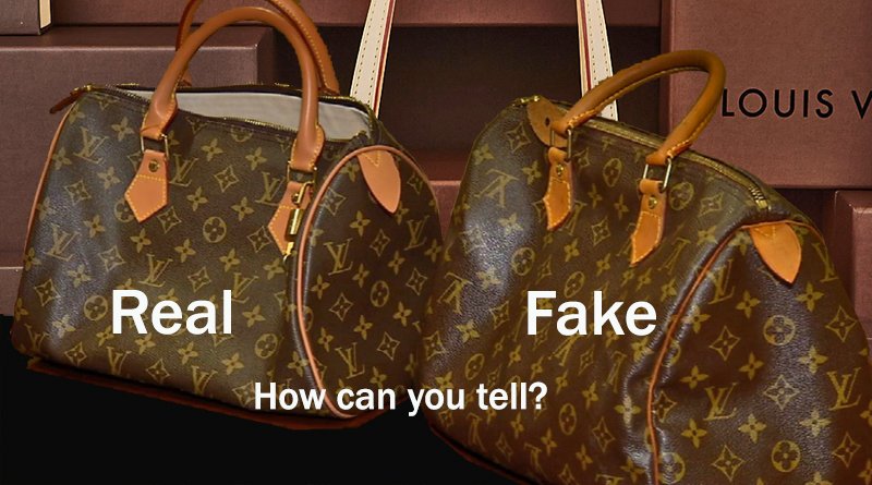Louis Vuitton Real and Fake Handbag